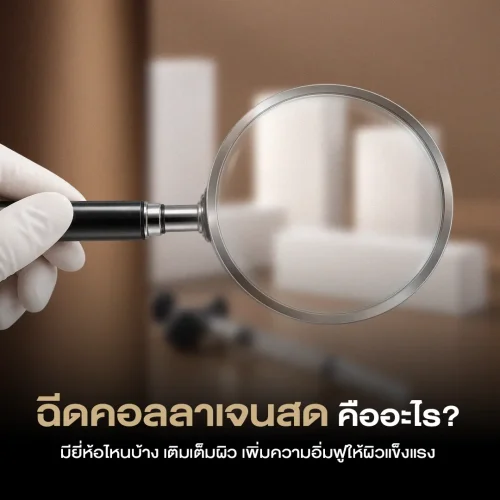 ฉีดคอลลาเจนสด คืออะไร? มียี่ห้อไหนบ้าง เติมเต็มผิว เพิ่มความอิ่มฟูให้ผิวแข็งแรง