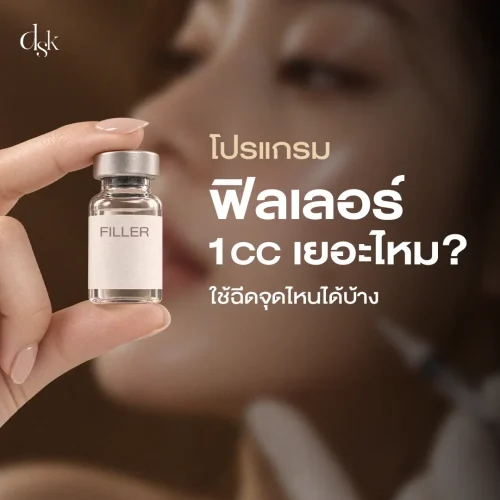 โปรแกรมฟิลเลอร์ 1 CC เยอะไหม ใช้ฉีดจุดไหนได้บ้าง