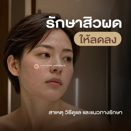 รักษาสิวผดให้ลดลง สาเหตุ วิธีดูแล และแนวทางรักษา